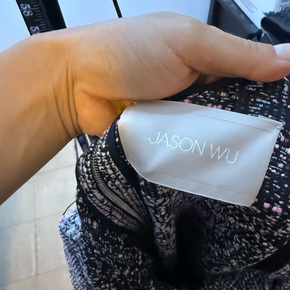 Jason Wu Twist Front Tweed Cocktail Dress - Picture 5 of 6